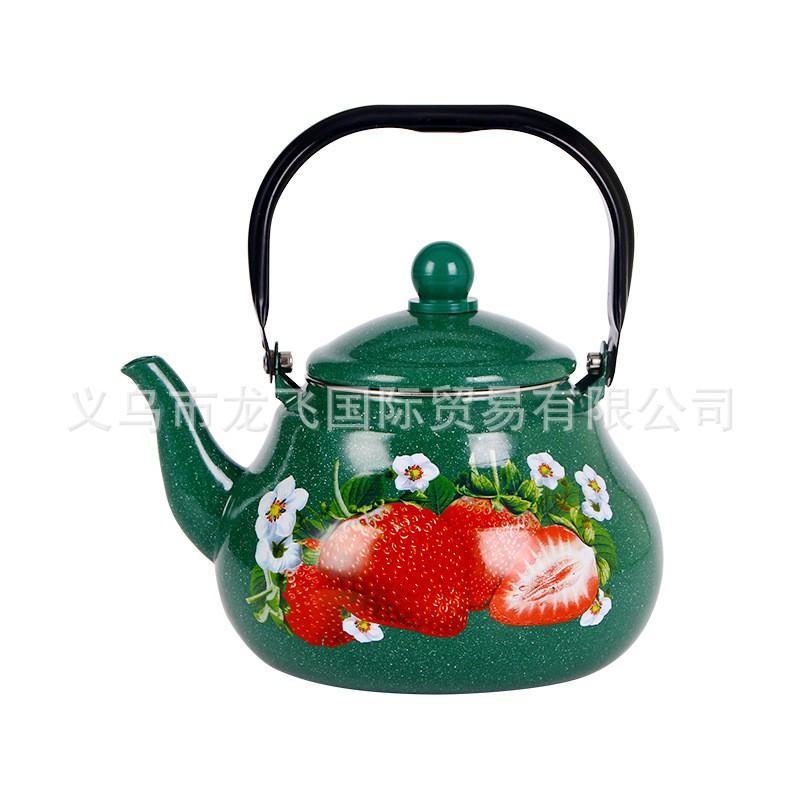 Vintage Emaliowany Ceramiczny Dzbanek na Wodę Zimny 1.5L 2.0L 2.5L Żaroodporny Kuchenka Gazowa Elektryczna Retro Styl Koreański