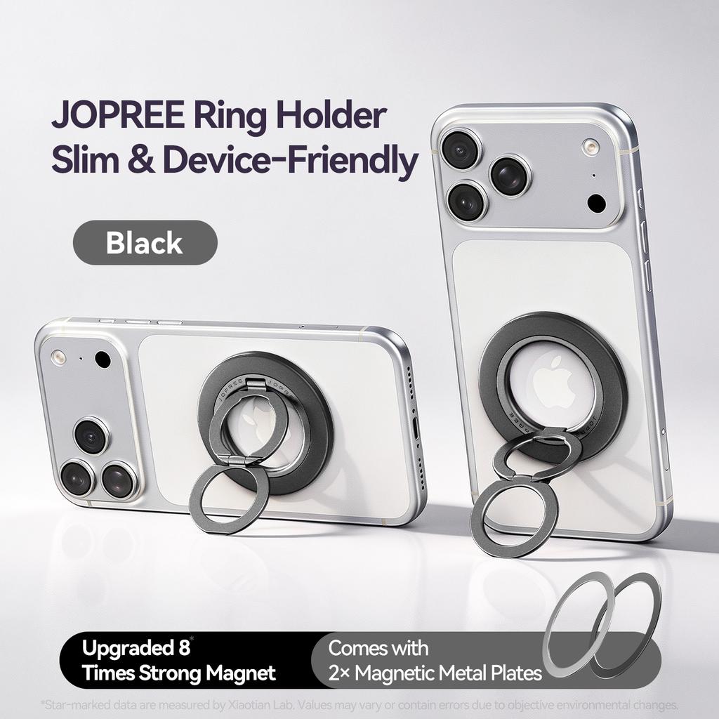 Stylish Phone Decorations Dual Sided Strong Magnetic Dual Magnet Phone Ring 24g Lightweight Zero Burden Factory Price New