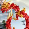 Simulation Dragon Perfect Toy Model Chinese Azure Dragon Mythical Beast Viral Internet Ornament Premium Articulated Joints Perfect Toys For Boys