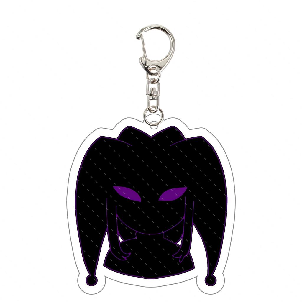 The Freak Circus Otome Game Acrylic Keychain 5.5cm Pierrot Harlequin Double-sided HD Print Collectible Desk Decor Fan Gift