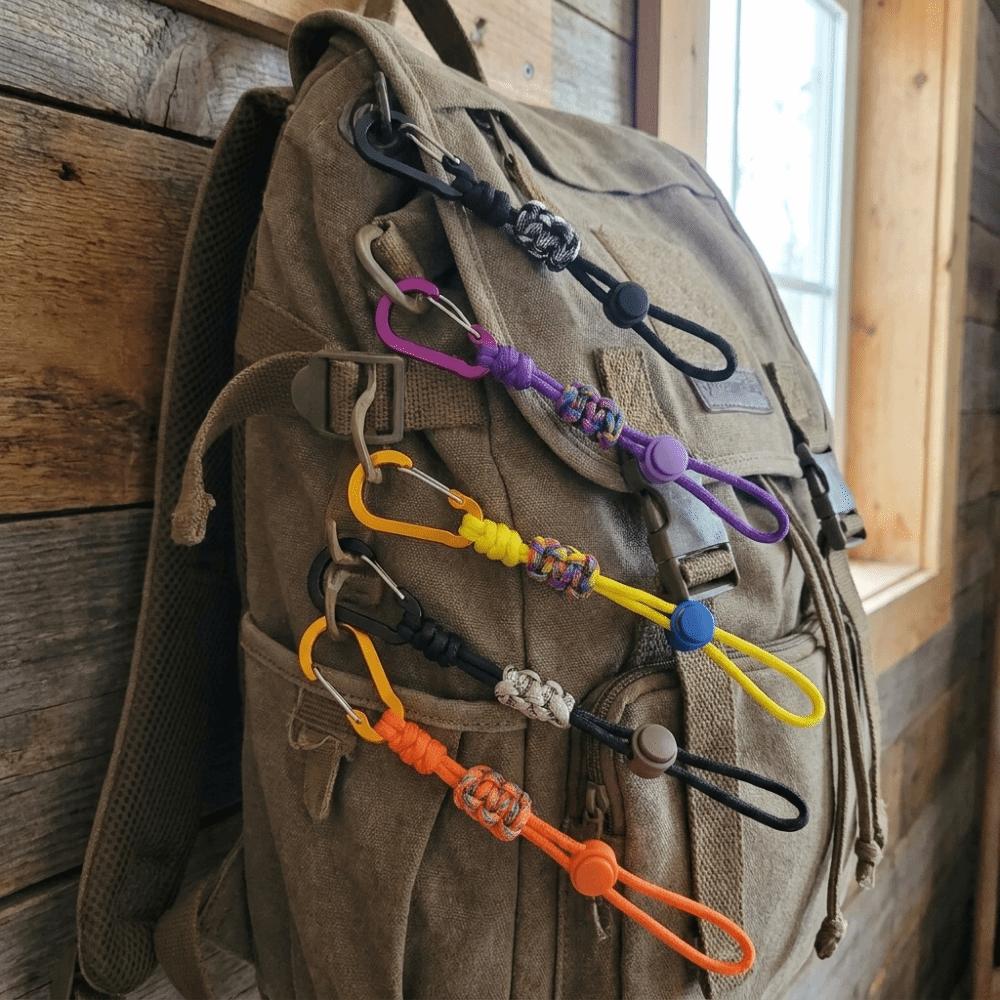 Locking Carabiner Clip Water Bottle Lanyard Zinc Zinc Alloy Key Chain Lanyard Essential Backpack Hook Travel