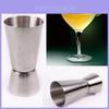 Steel Jigger Double Shot And Single Shot Measure Cup With Elegant Double Tone Finish For Cocktails