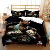Boxing Champion Mike Tyson 3D Cartoon Printed Bedding Queen Bedding Set Customized King Size Bedding Set Soft and Comfortable