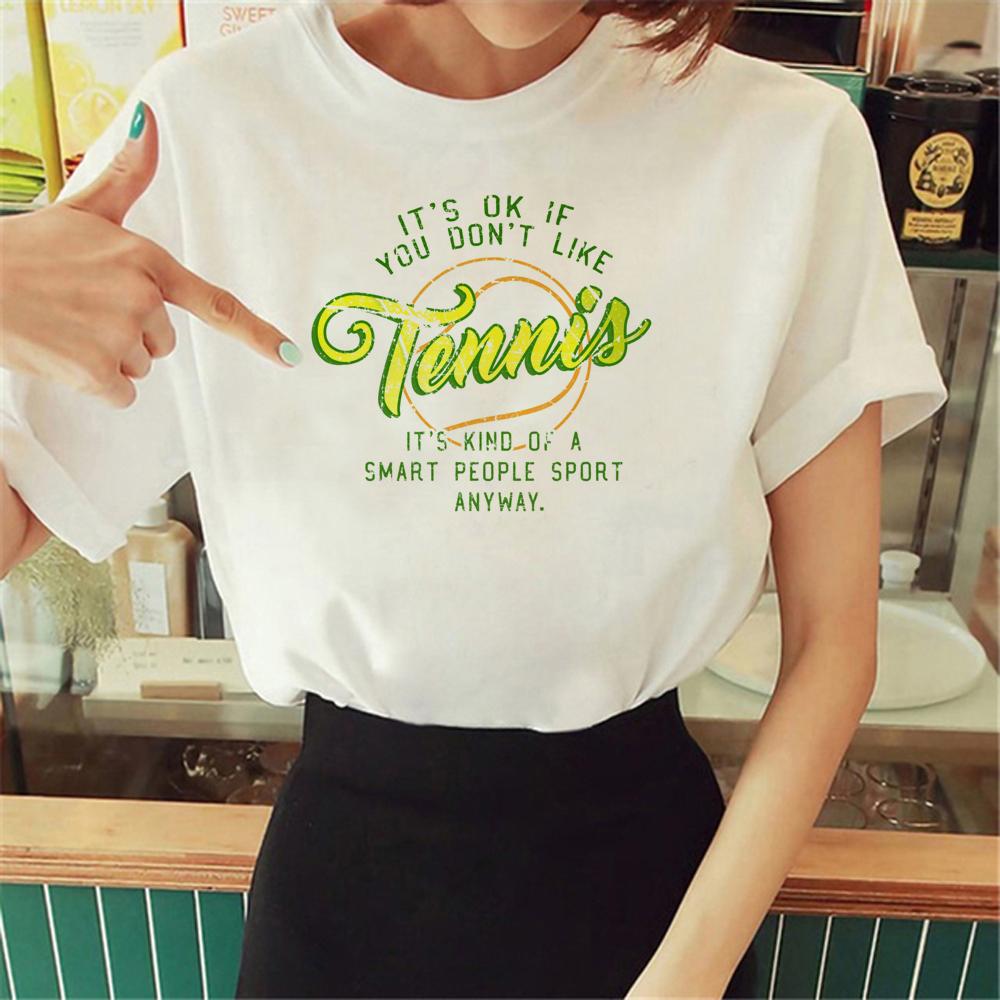 Tennis T-shirts Women Summer T Shirt Girl Japanese Y2k Harajuku Clothes