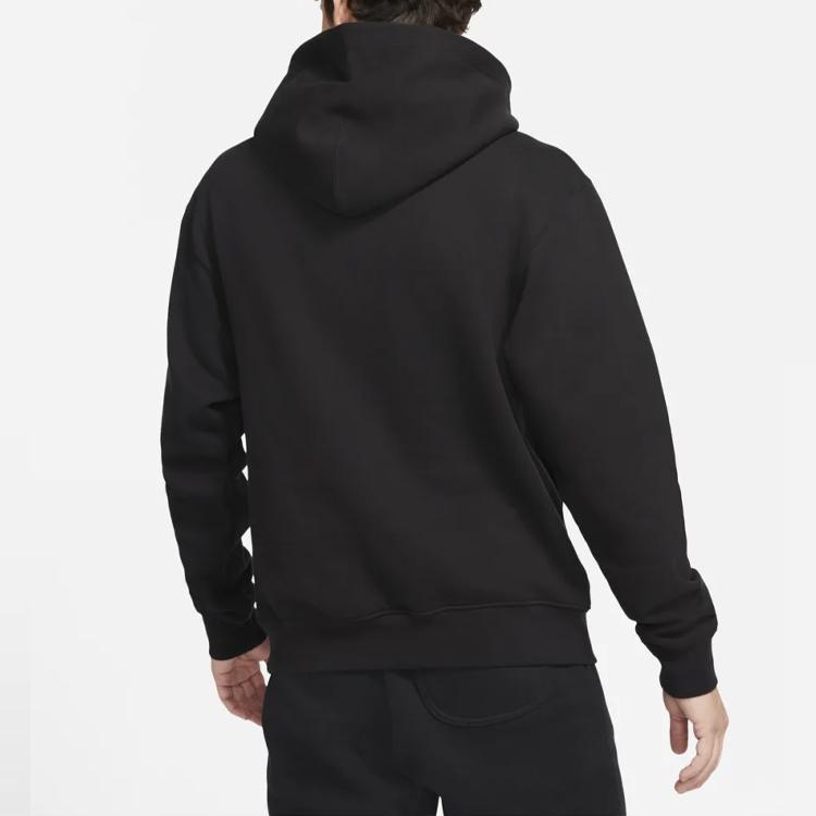 Jordan Essentials Logo Fleece Hoodie Men Tops Black DA9819-010