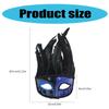 Feathered Masquerade Mask for Women Men Halloween Masquerade Cosplay Mask Half Face Mask Halloween Mask