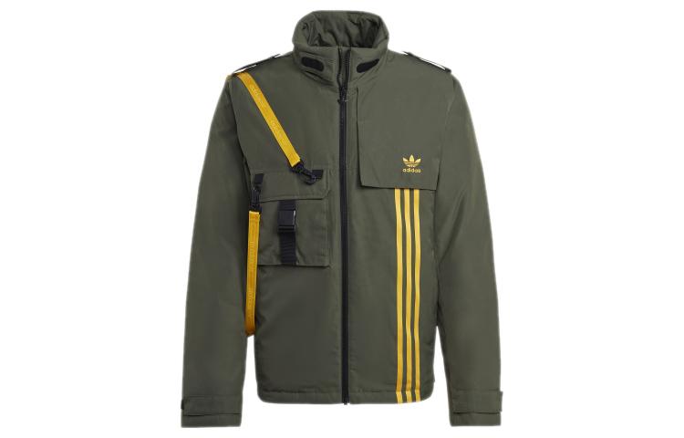 Adidas Originals Trefoil Collection Outfit Down Jacket Men s Basic Green GJ6737 S