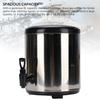 Milk Tea Dispenser Bucket 6L Portable Insulated Beverage Dispenser Easy Cleanup Long Lasting Insulation for Milk Tea for Juice