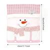 Christmas Chair Cover Pink Chair Cover Santa Claus Doll Chair Cover European Style Restaurant Home Decoration Business navidad