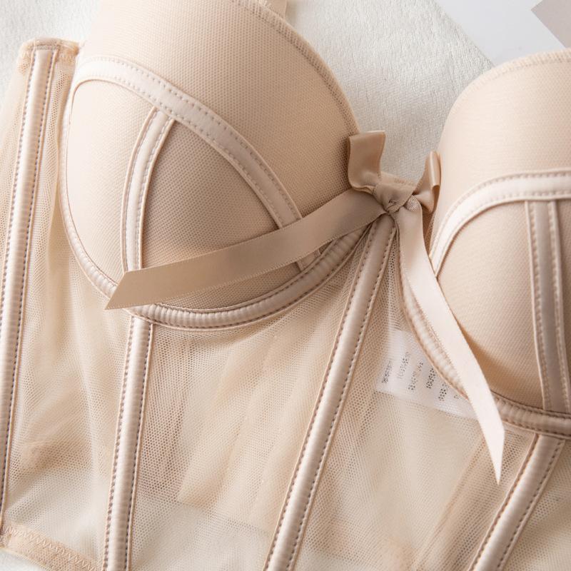 French 1011 new outer wear tube top, double breasts, beautiful back sling, sexy chest show, corset bra, underwear women
