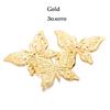 30Pcs/lot Metal Butterfly Embellishments Charms Necklace Filigree Wraps Pendant Earring Connectors For DIY Jewelry Making Tools