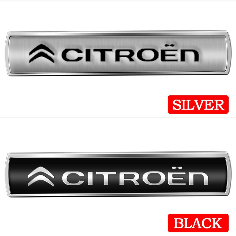 3D Metall Styling Auto Heckklappe Karosserie Kotflügel Emblem Dekoration Aufkleber für Citroen C4 C3 C5 C1 Berlingo Celysee Cactus Picasso