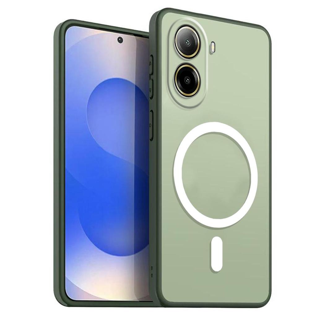 Magnetic Iron Ring Phone Case for Xiaomi POCO X7 Pro 5G Matte Soft TPU Shockproof Cover