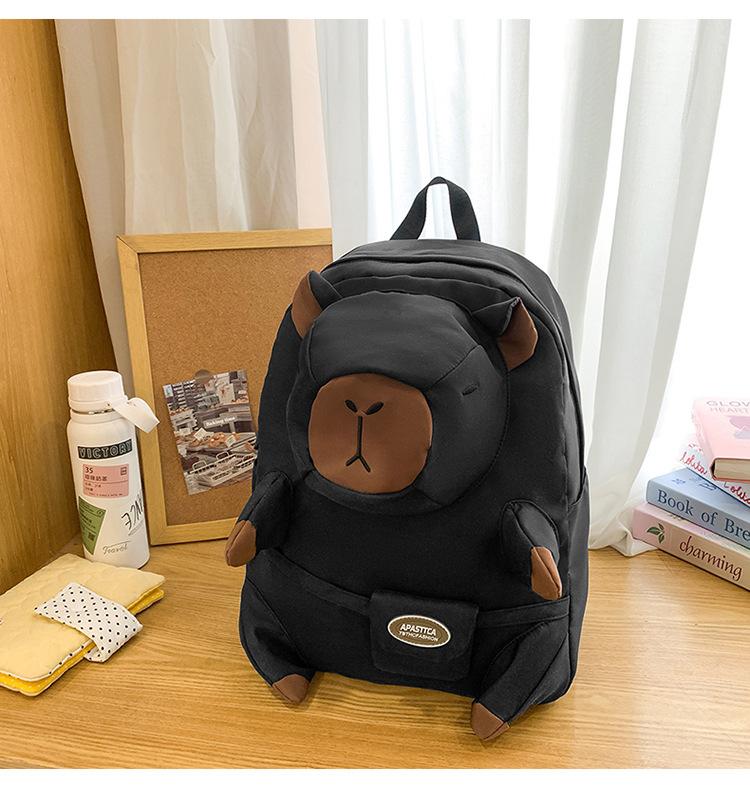 School bag 2025 new cute cartoon ins wind backpack casual simple go out play bag lightweight versatile school bag