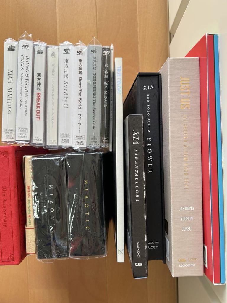 [USED] TVXQ 5-member era album collection