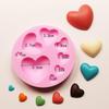 Heart Silicone Molds,2 Pieces Mixed Size Silicone Candy Molds, Heart Shape Molds for Chocolate, Cookie Decor, Pastry, Cake, Jelly, Pudding Making