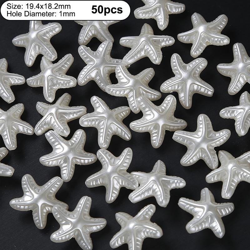 50Pcs 11Mm Acrylic Imitation Pearls Cartoon Bowknot Suitable For Making Bracelet Necklace Needlework Diy Accessories