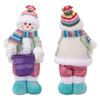 3D Christmas Decoration Supplies Cute Santa Claus Dolls Portable Snowman Doll Ornaments  Home