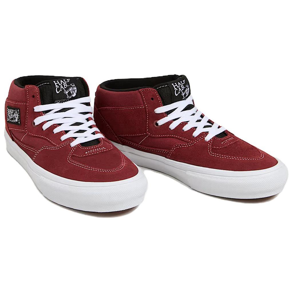 Vans Skate Half Cab Burgunderrot Herren Sneaker Rot Weiß VN0A2Z34Z28
