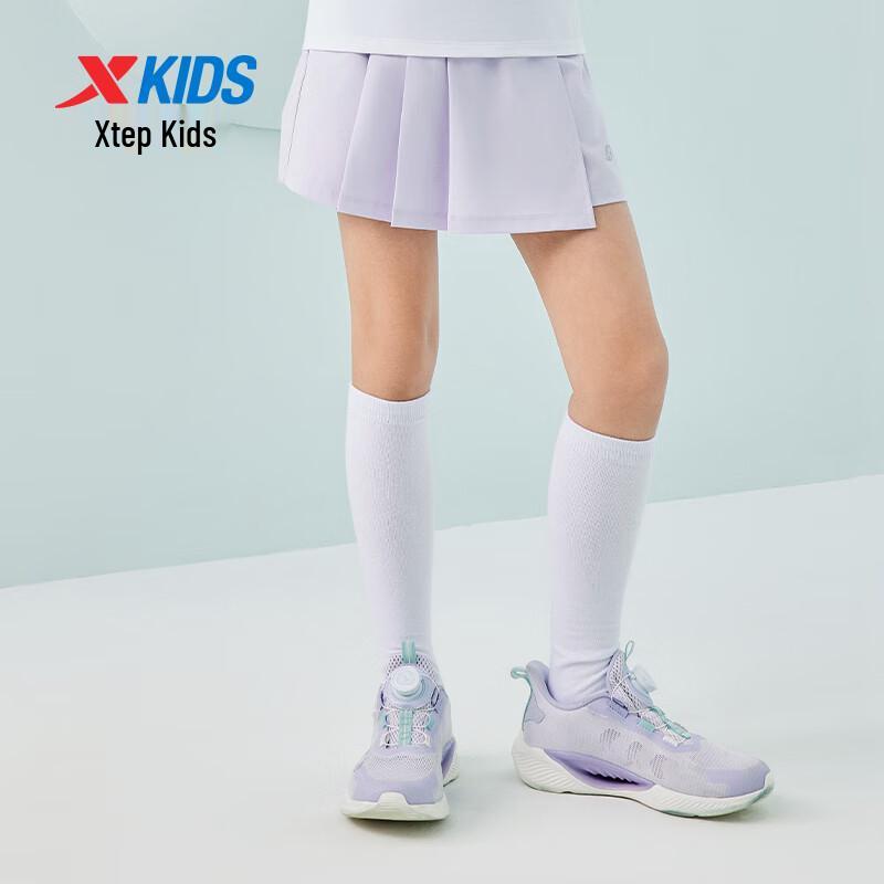 XTEP Girls' Solid Color Casual Skirt-Pants