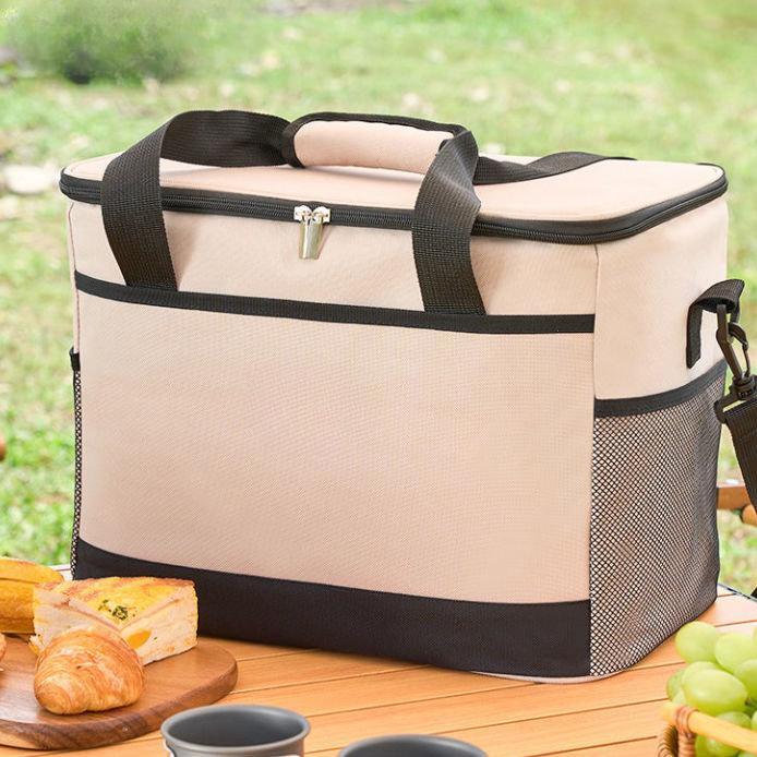 WTEMPO Isoleringslåda Värmeisoleringsväska Bilmonterat kylskåp Utomhusispåse Bärbar Stor kapacitet Hushålls kylisoleringsväska