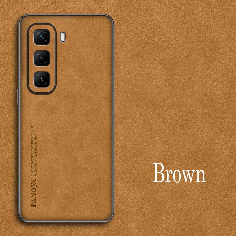 Luxury Sheepskin Leather Shockproof Silicone Case For Infinix Hot 50 40 Hot50 Hot40 Pro Plus 50i 40i HOT50I 4G Phone Case Cover