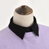 Camicia Monocolore alla Moda Colletto Finto Donna Colletti Staccabili per Uomo Collana a Revers Colletto Finto Revers Decorazione Top Blusa