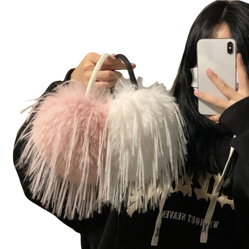 Furry Earmuffs Headwear Stay Warm and Trendy Long Haired Oversized Ear Warmer