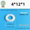 Thickened Nylon Plastic Flat Washer: Hard Plastic Gasket M2-M16