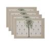 Heat-Resistant Stain-Proof Linen Party Placemats - Festival Collection
