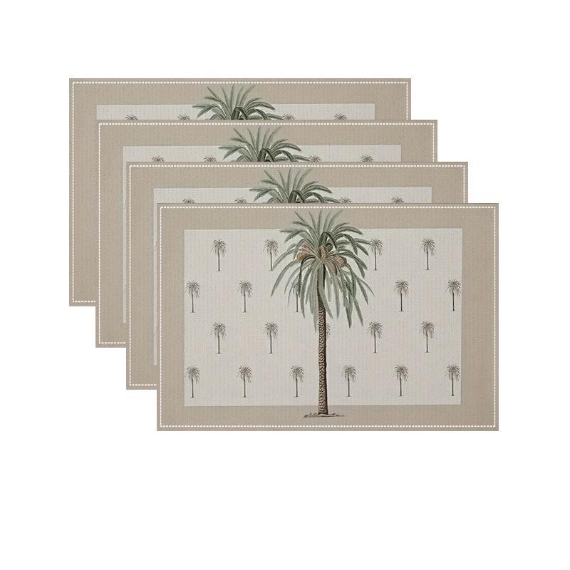 Heat-Resistant Stain-Proof Linen Party Placemats - Festival Collection