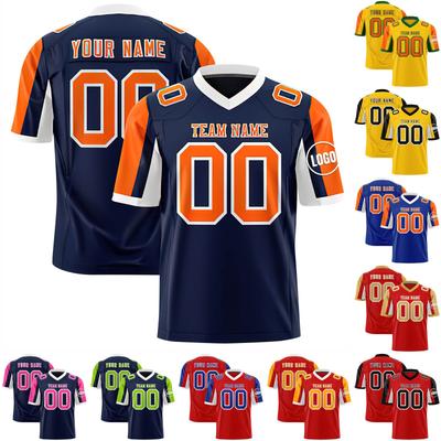 Camisas de futebol personalizadas Nome e número da equipe impressos personalizados Uniforme esportivo para homens, mulheres e jovens