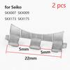 Stainless Steel Strap Connector for Seiko SKX009 SKX007 Curved Flat End Adapter for Rolex Bracelet Link Accessory 18/20/21/22mm