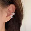 Sparkling Zircon Ear Bone Clip For Women Without Piercing Tassel Ear Cuff Clip Earrings Wedding Zircon