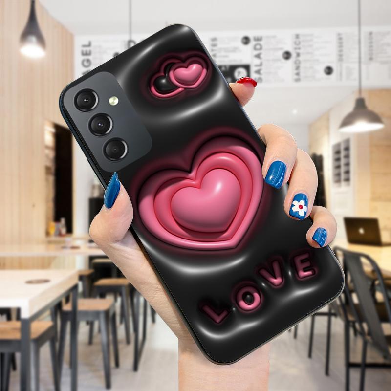 Pouzdro na telefon s malovaným vzorem Nárazuvzdorné měkké silikonové TPU ochranné pouzdro na telefon pro kryt Samsung