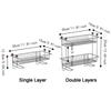 Rustproof Toilet Storage Rack Stainless Steel Bathroom Storage Shelf  Skincare Product Storage