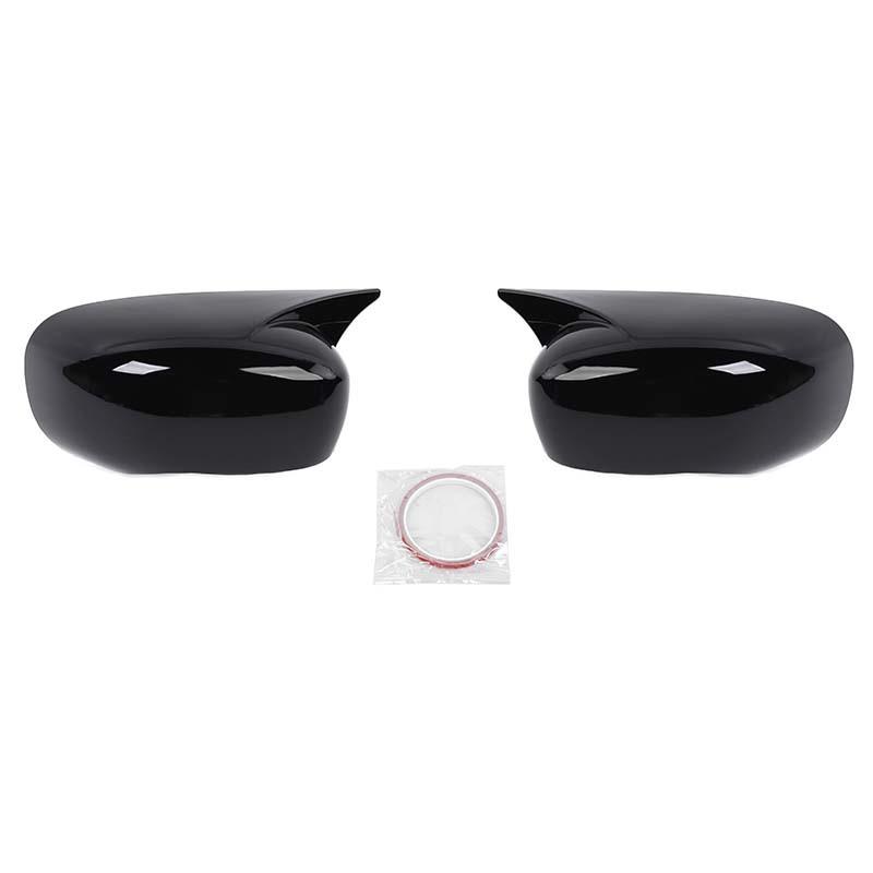 

Car Rearview Mirror Decorative Frame Protective Cover For Dodge Charger For Chrysler 300C 2006-2010 Car Exterior Accessories , ABS Plastic чёрный