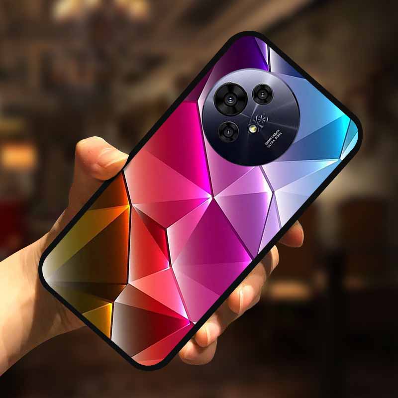 Per Custodia TCL 50 Nxtpaper 5G Lusso Moda Morbido TPU Protettivo Silicone Custodia per Telefono per TCL 50 Pro Nxtpaper 5G Cover Posteriori Coque