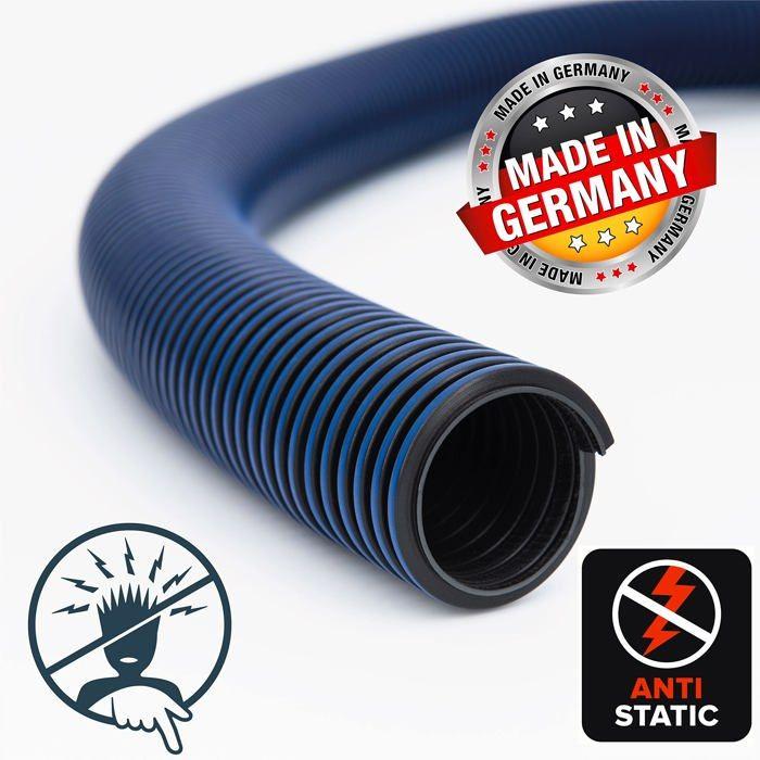 Dust Commander Hesd - Flexible Anti-static Ribbed Suction Hose (25/32mm) Different Lengths (3m, 25mm)