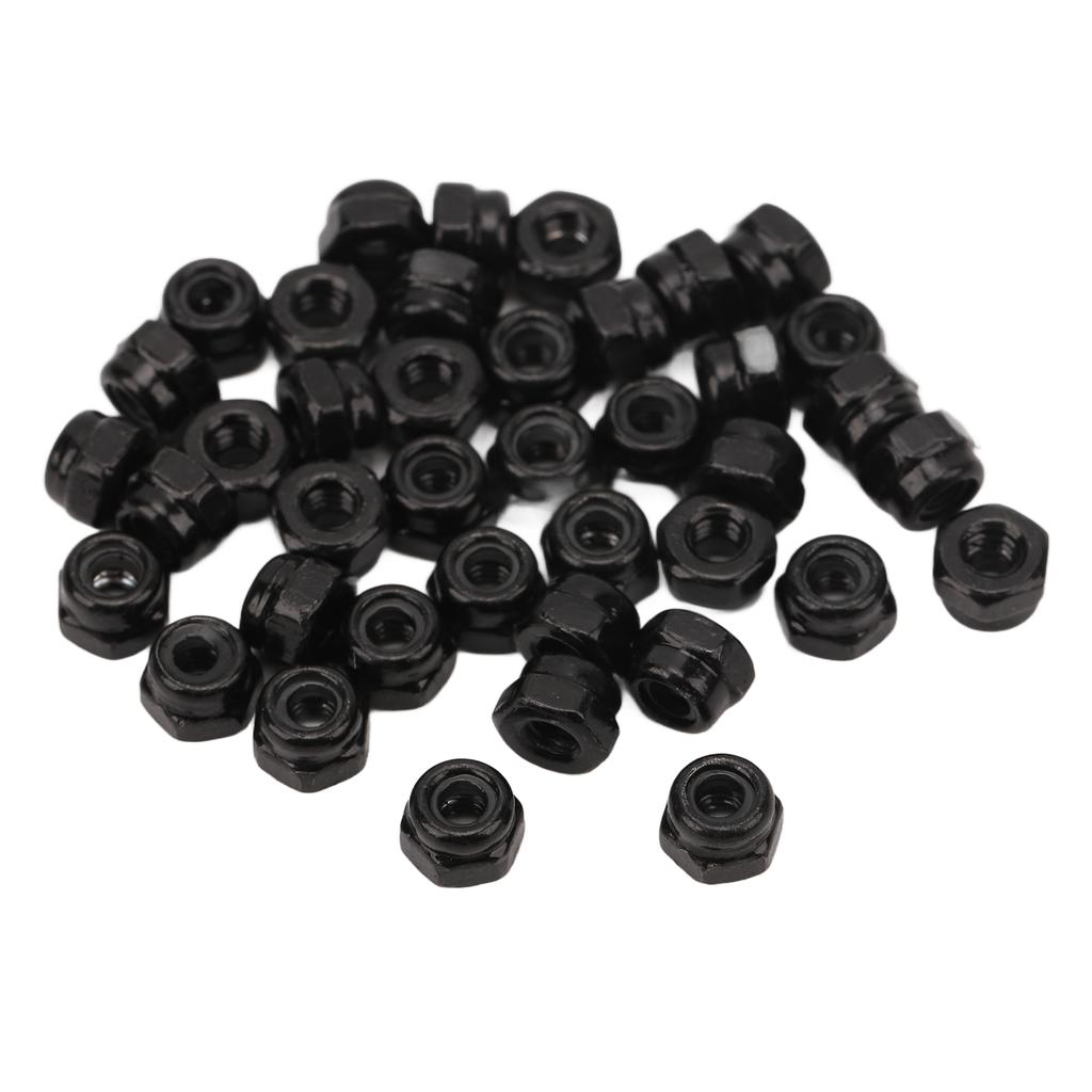 40Pcs RC Wheel Lock Nut Iron M2.5 Hex Accessory Set Kit for Traxxas 1 18 Climbing Car