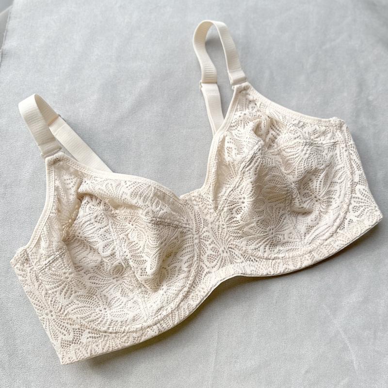 Non-padded Ultra-thin Bra Women Minimizer Wirefree 75 80 85 90 95 100 B C D E F G H Cup