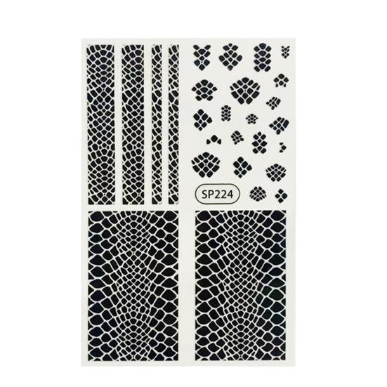 Delicate Nail Effect Ultra Stripe Decals 3D Thin DIY