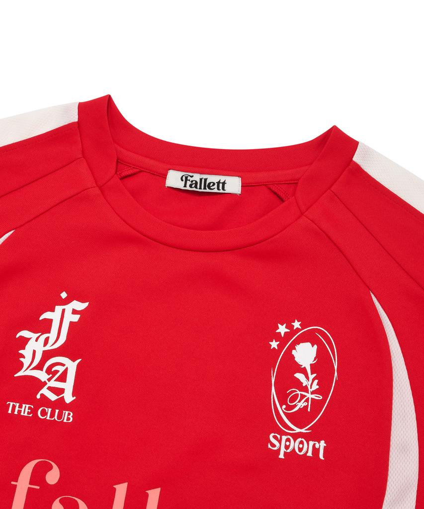 FALLETT Sports Club Football Jersey Red