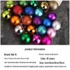Christmas Tree Hanging Ball Ornaments - Electroplated & Colored Balls for Mall or Bar Ceiling Decoration, Large Bucket Set