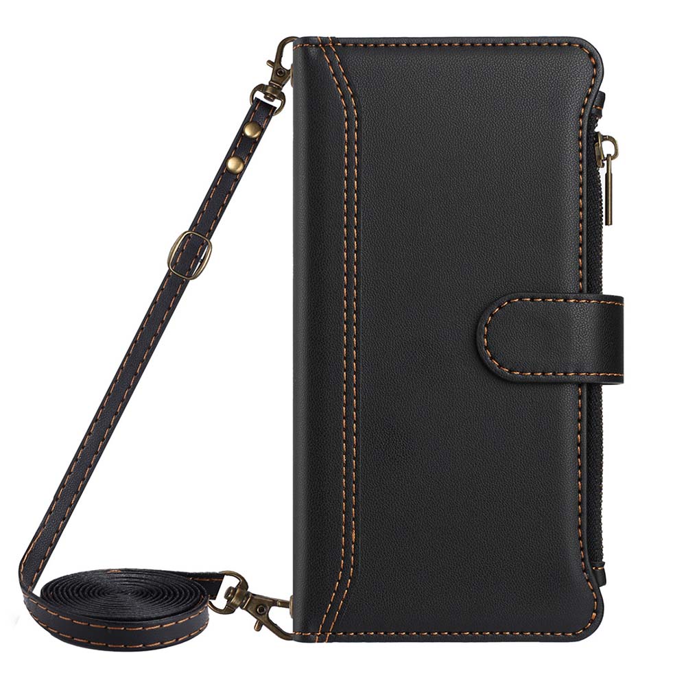 Card Wallet Phone Cover For Moto G67 Power G86 G85 G84 G75 G57 G56 G55 G54 G53 G45 G35 Leather Case Wrist Strap Crossbody Shell