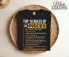 10 Rules of Pisces Horoscope Zodiac Astrological Sign T-Shirt, Born On February 19 and March 20 Gifts, Pisces Birthday, Christmas Present,
