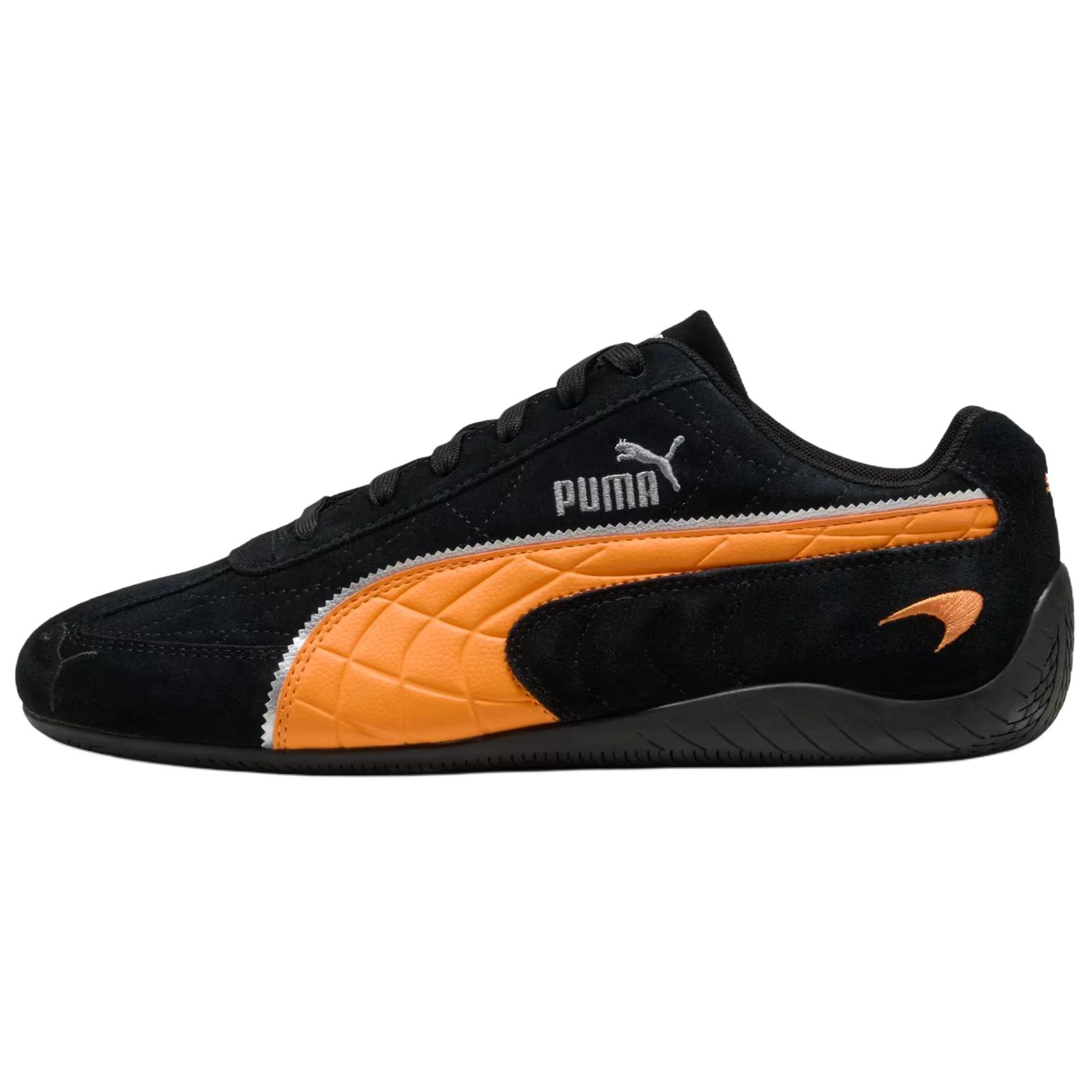 

Mclaren Racing x Puma Speedcat Black Bright Papaya Men Sneakers Bright-Papaya------Details 309452-01 41