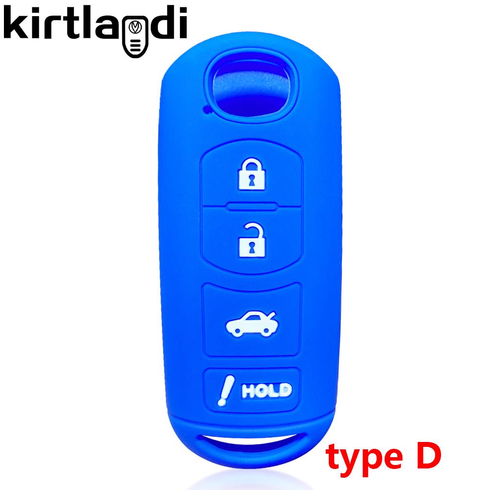 Silicone Car Cover Key Case Skin for Mazda 2 5 3 6 CX-3 CX-5 CX-7 CX-8 CX-9 Mazda3 Mazda6 Sch5 Demio X5 Holder 3 4 Button Remote