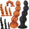 Soft Anal Beads Anal Plug Big Anal Butt Plug Training Expansion Dilator Prostate Massager G Spot Clitoris Stimulator for Gay Men Women Adult Sex Toys