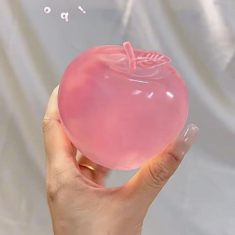 Smooth Texture Slow Rebound Crystal Ball Ultra-Thin Soft Plasticity Squeeze Toy For Desk Relaxation & Office Gift